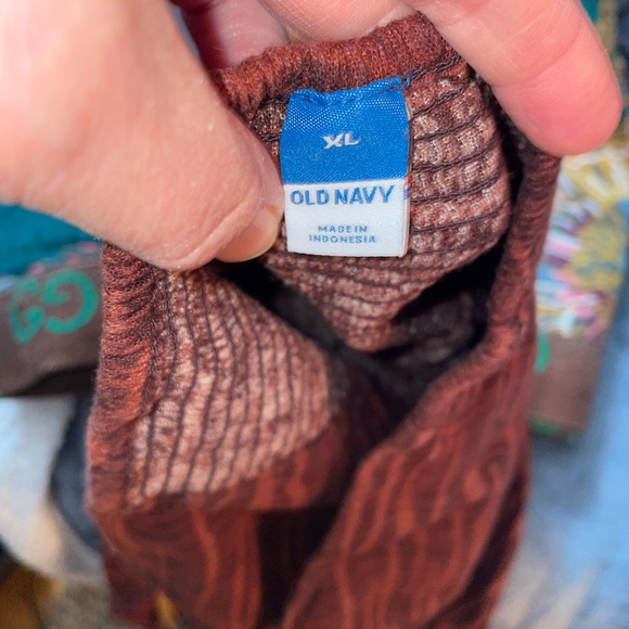 Old Navy Brown Animal Patterned Romper XL - Picture 4 of 4